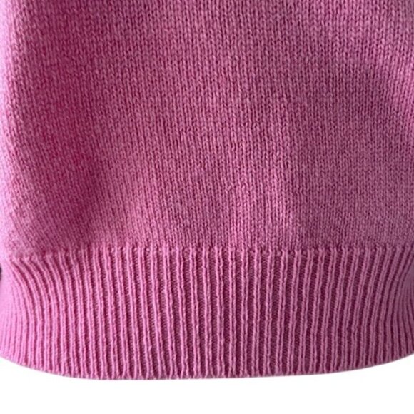 CHIARA FERRAGNI 100% Merino Wool Pink Turtleneck Sweater Made in Italy XS NWOT - Picture 8 of 16